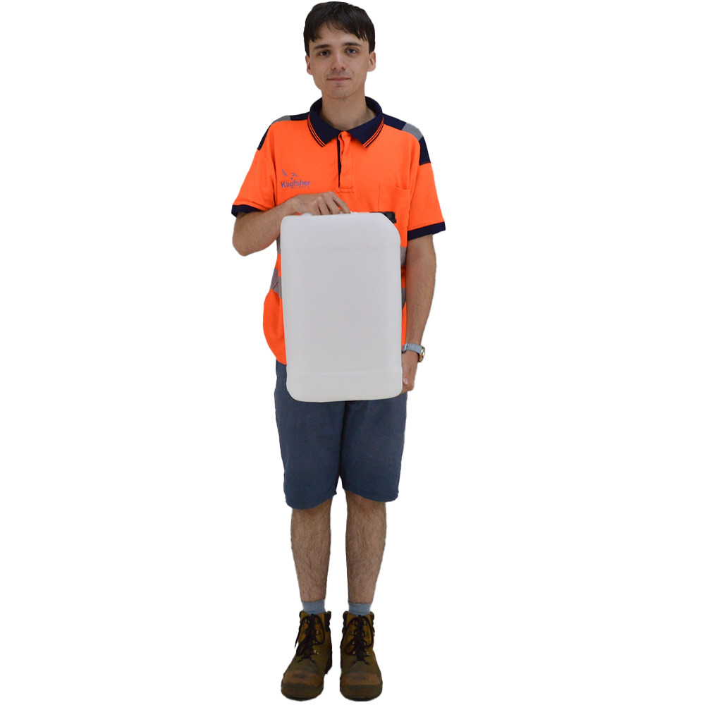 25 Litre Stackable Plastic Jerry Can - Natural, Black, Blue