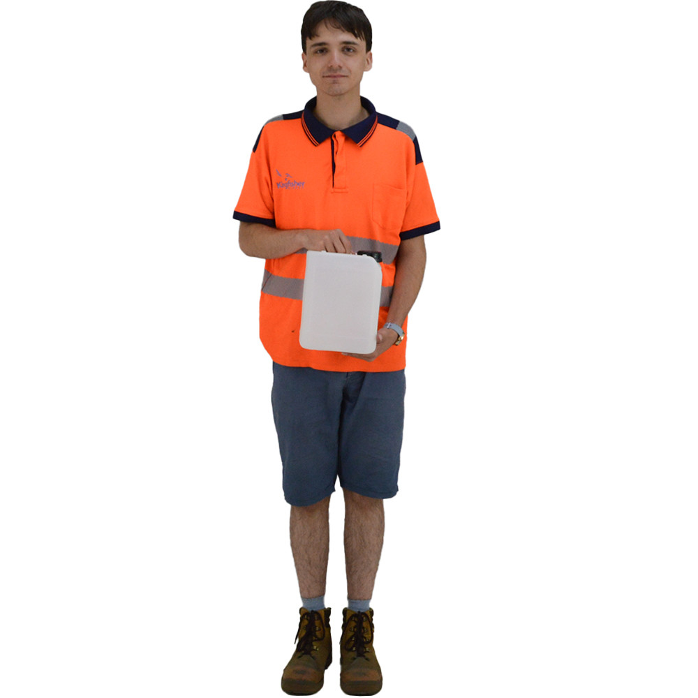 5 Litre Stackable Plastic Jerry Can - Natural, White, Black, Blue