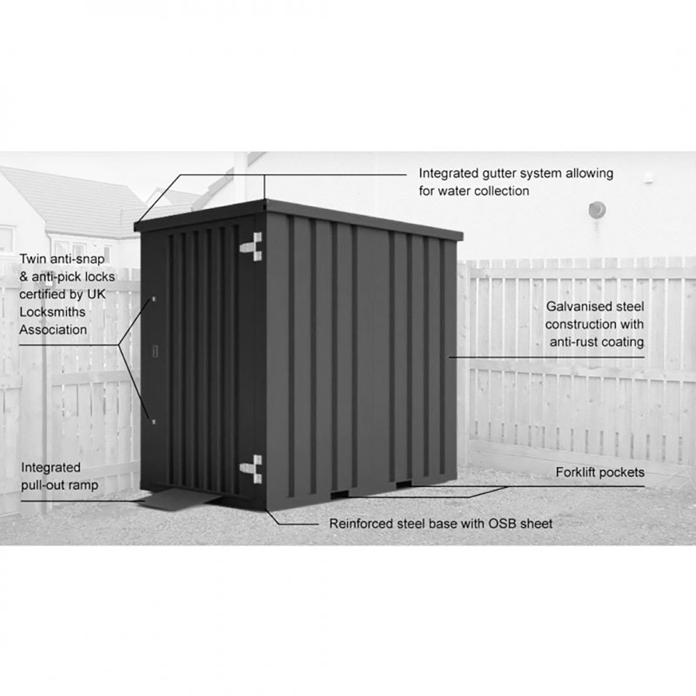 SOLMHA™ KDC+ Garden Motorbike Container