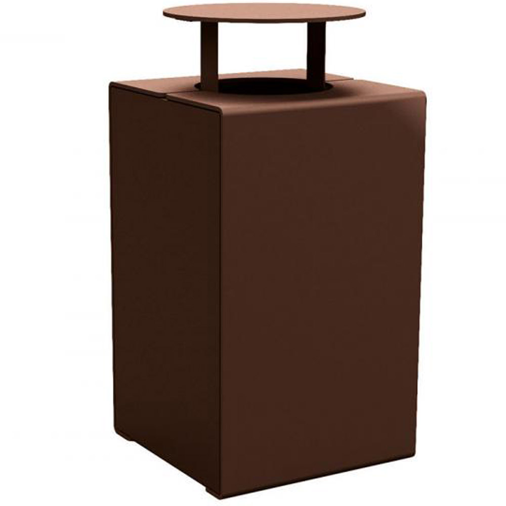 Kube Design Steel Litter Bin - 120 Litre