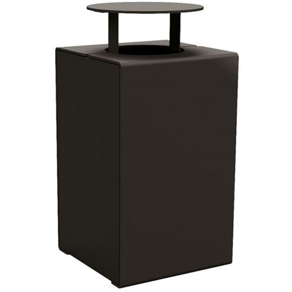 Kube Design Steel Litter Bin - 120 Litre