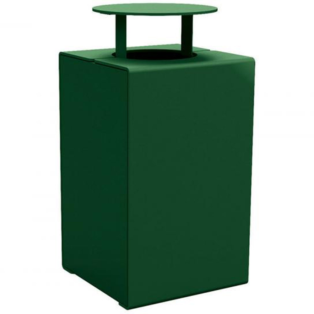 Kube Design Steel Litter Bin - 120 Litre