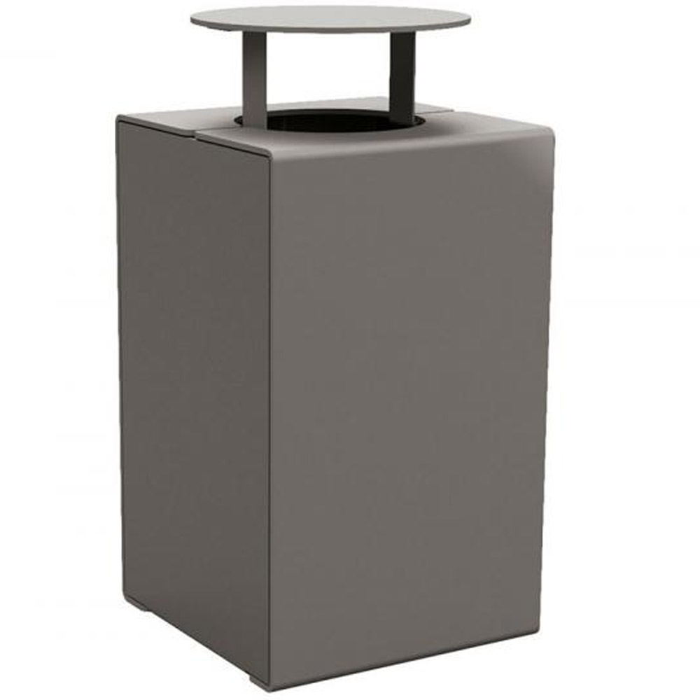 Kube Design Steel Litter Bin - 120 Litre