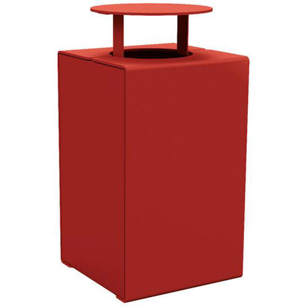 Kube Design Steel Litter Bin - 120 Litre