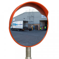 Large Convex Traffic Mirror - Pole Mounted