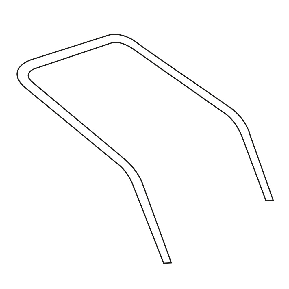 Painted fix handle for L-MOP 2020 with screws