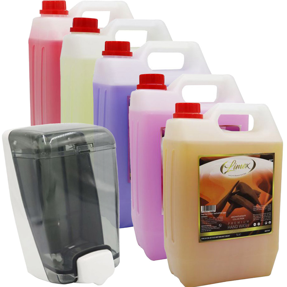 Limex Luxury Antibacterial Hand Wash 4 x 5 Litre Kingfisher