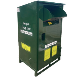 Lockable Clothing Donation Bin 2600 Litres