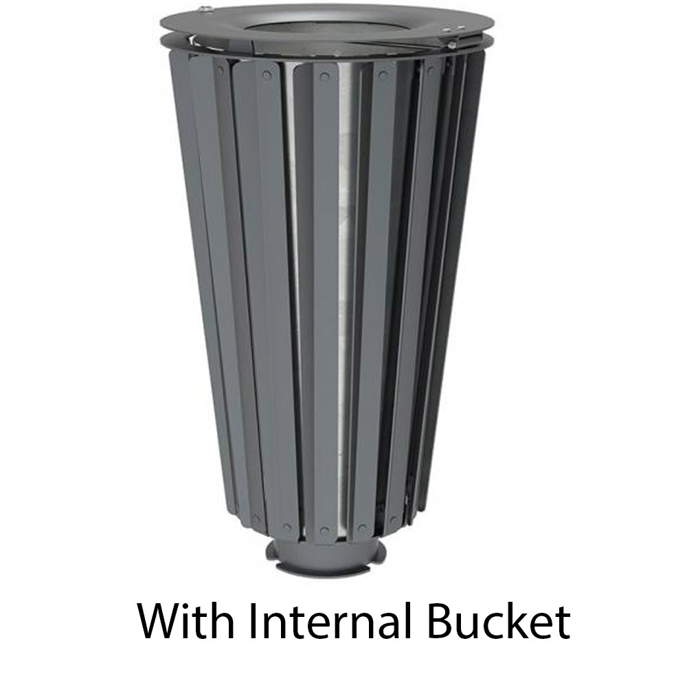 Lofoten Steel Litter Bin - 80 Litre
