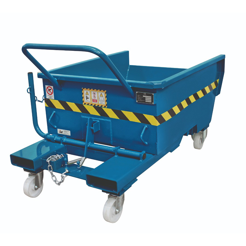 Tipping Skips with Wheels