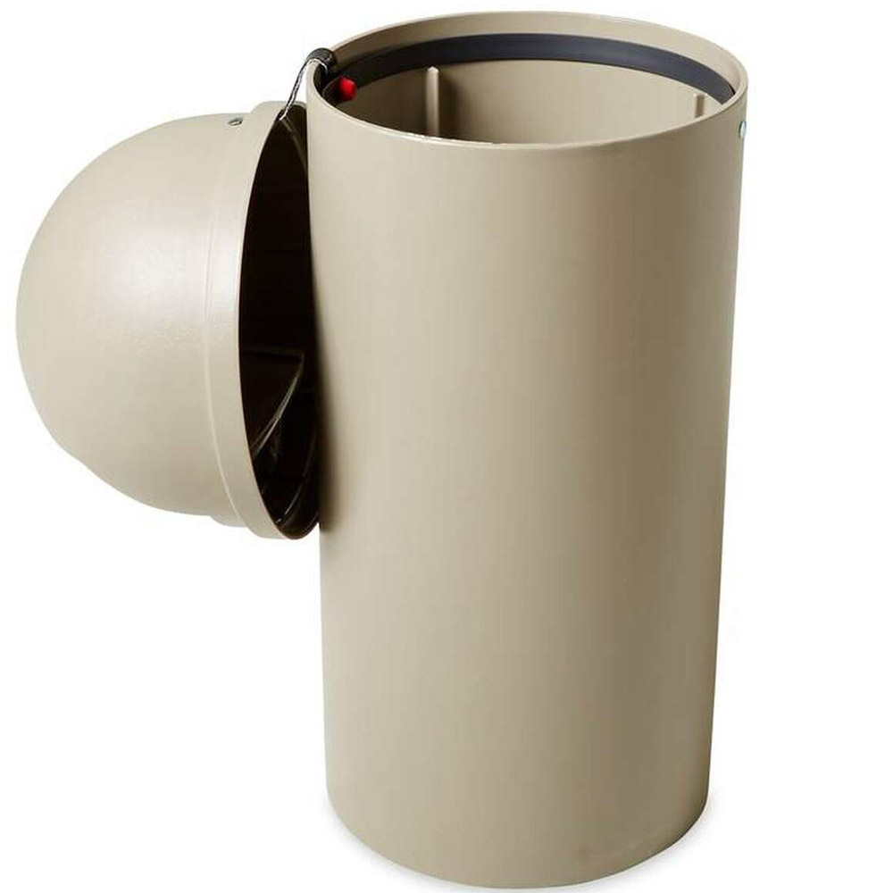 Marshal Classic Litter Bin - lid off