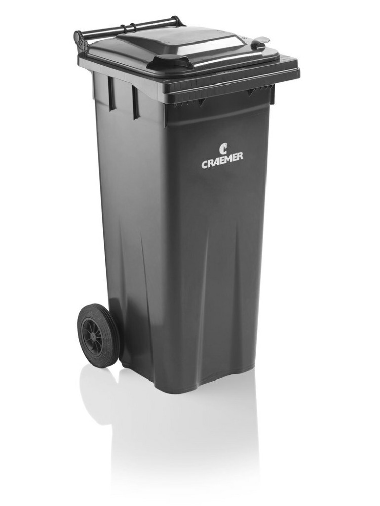 20x 140 Litre Wheelie Bins - black