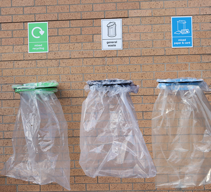 Sack Holder - Wall or Post Mountable - Outdoor Station