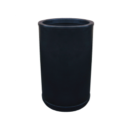 Universal Open Top Recycling Bin - 90 Litre - black