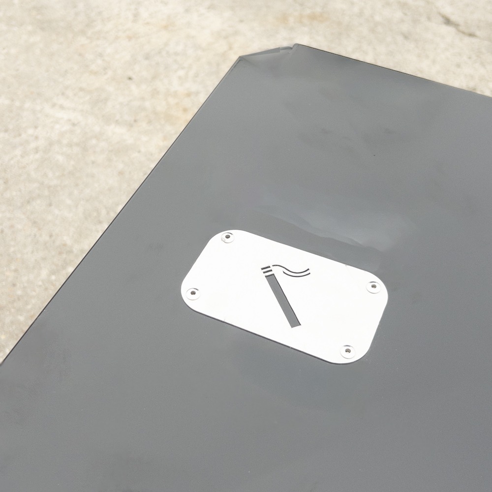 Steel Litter and Dog Poo Bin - 112 Litre - Demo