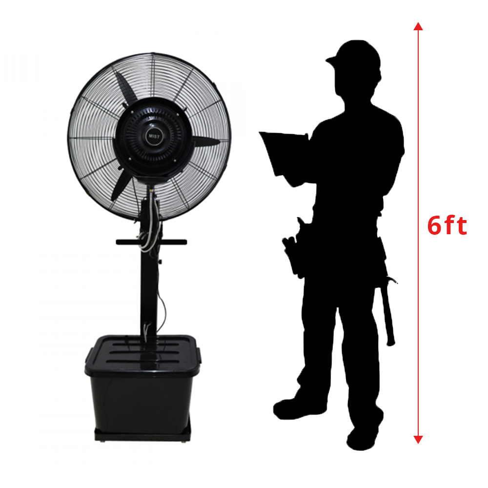 Water Spray Cooling Mist Fan - 42 Litre Capacity