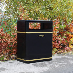 Middlesbrough Steel Litter Bin - 160 Litre
