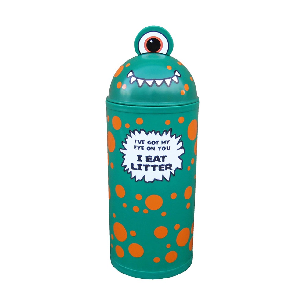 Monster Litter Bin For Schools 42 - 52 Litres