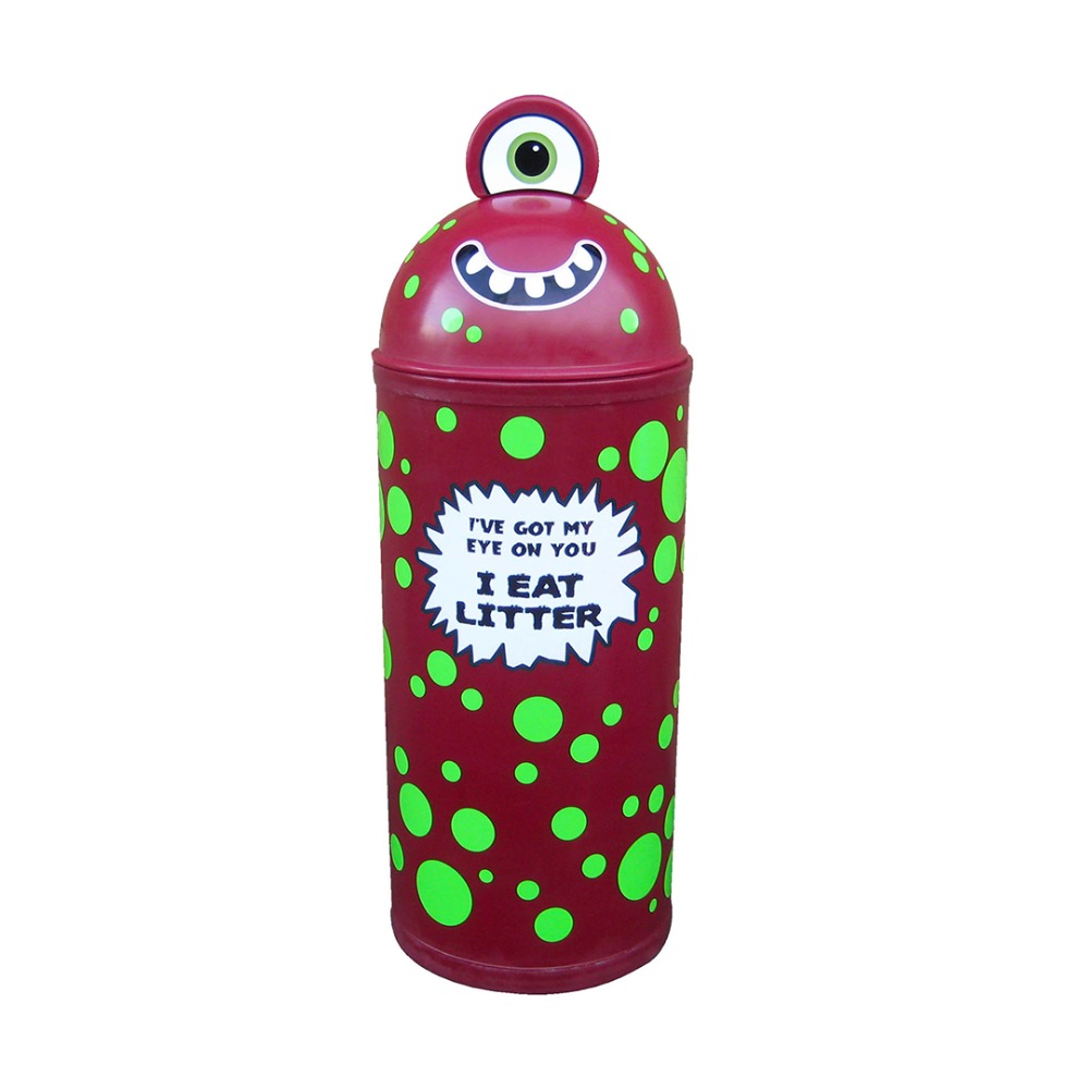 Monster Litter Bin For Schools 42 - 52 Litres