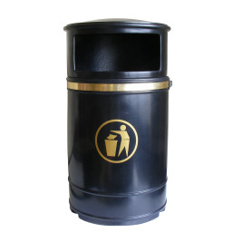 Nickleby Post Mountable Litter Bin - 40 Litre