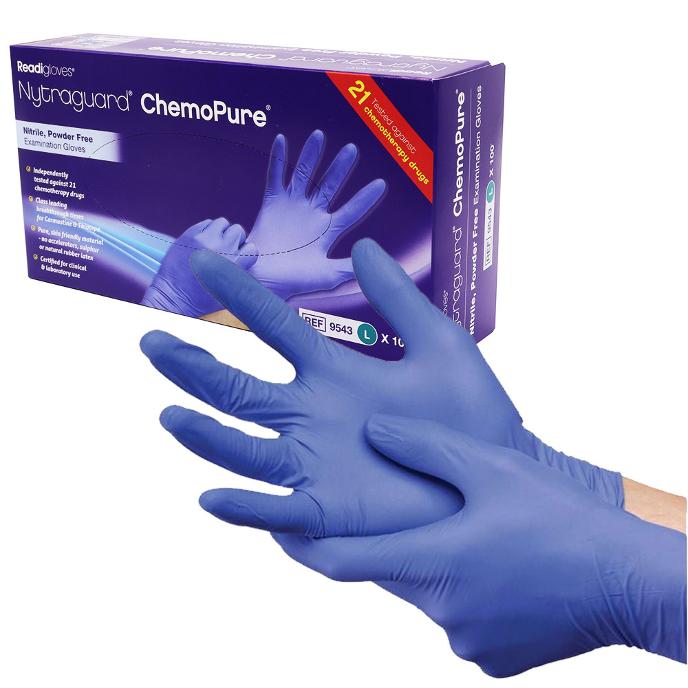 Nytraguard Premium Powder-Free Nitrile Gloves Medium box of
