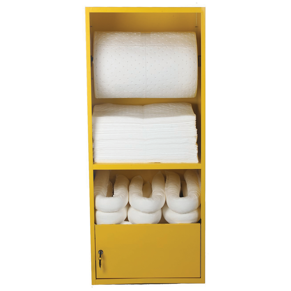 Oil-Only Absorbent Station - Fully Stocked