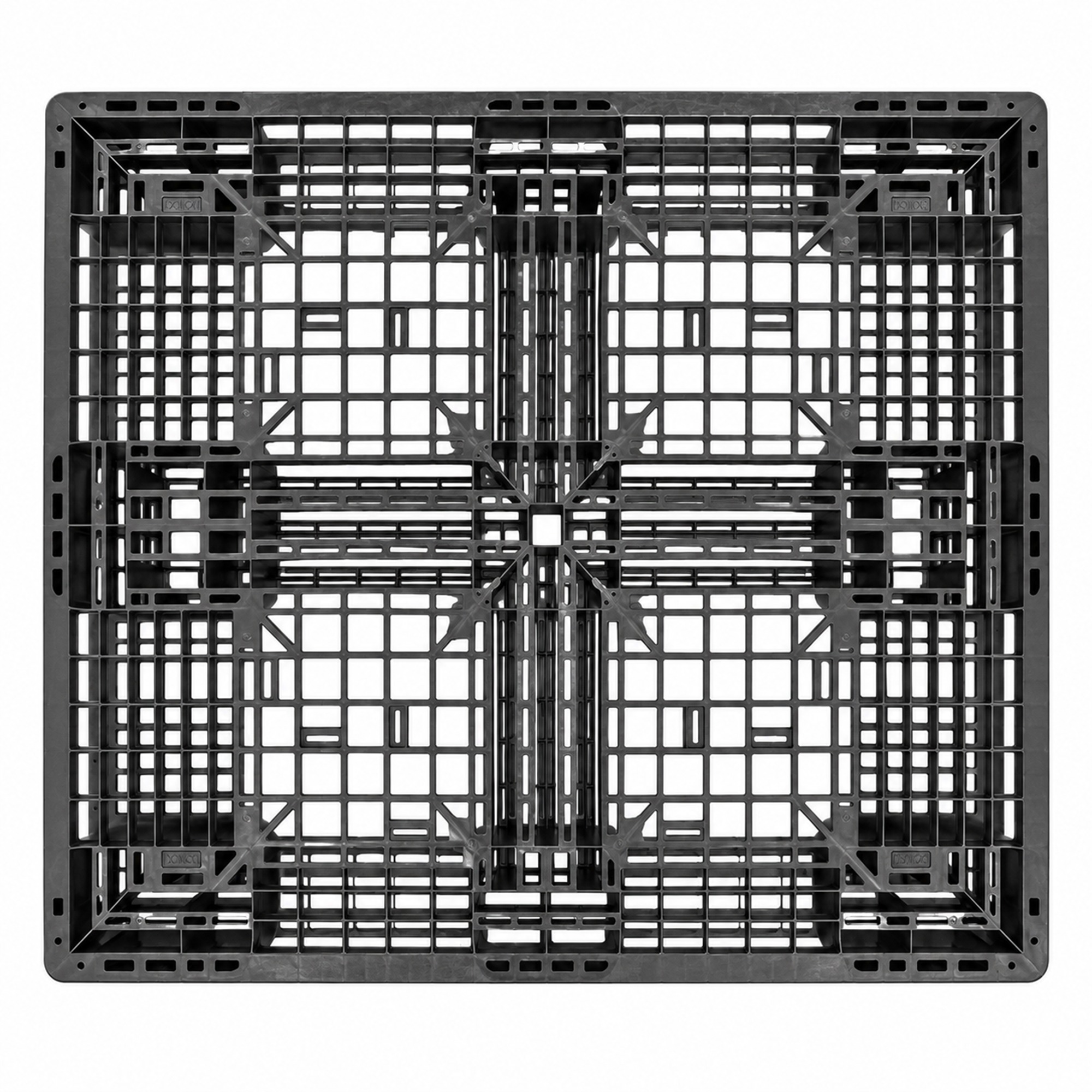 Used Open Deck Plastic Pallet – 1200 x 1000 x 120mm