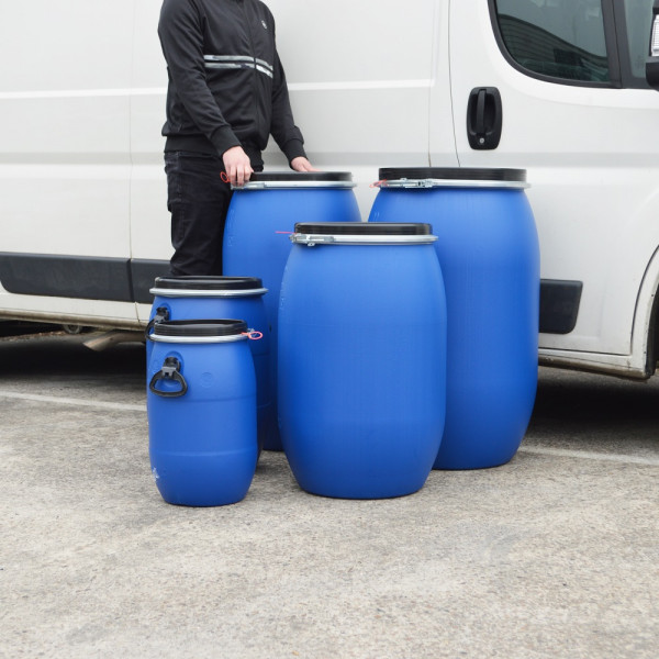 Plastic Open Head Drum Barrel - 30 to 220 Litres
