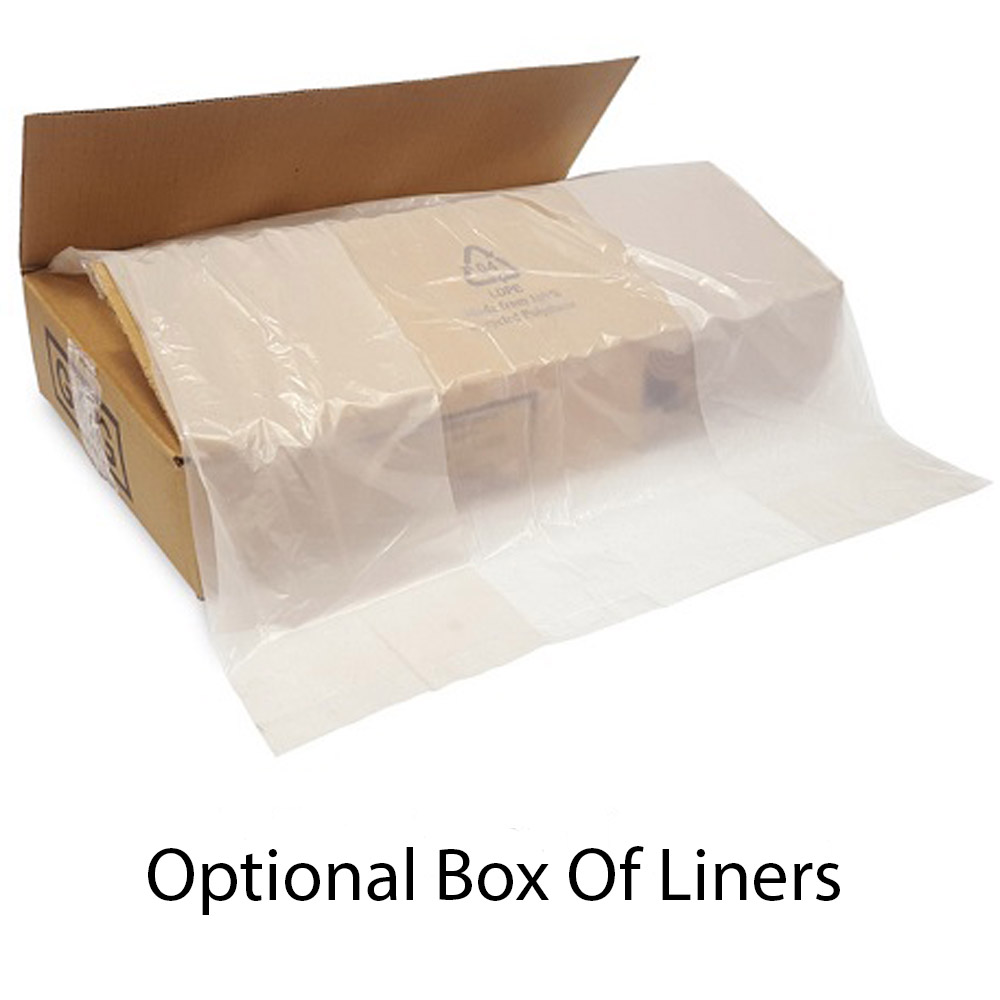 Optional box of liners.