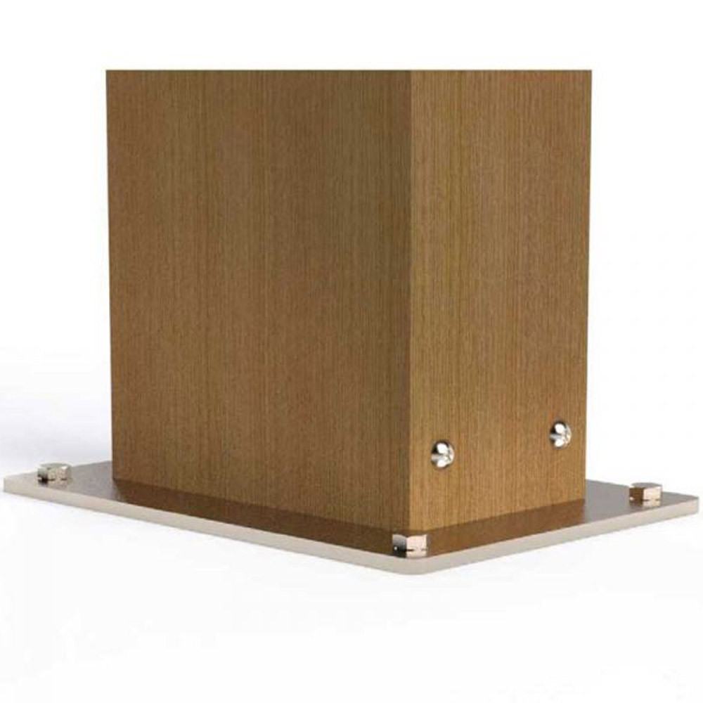 Stratton Double LED Lighting Oak Bollard