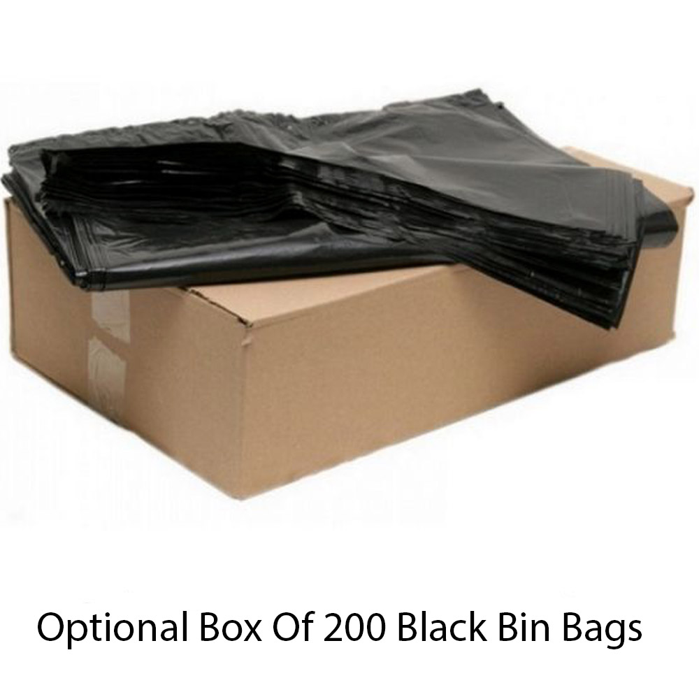 Grey Base Plastic Bin - 50 Litre