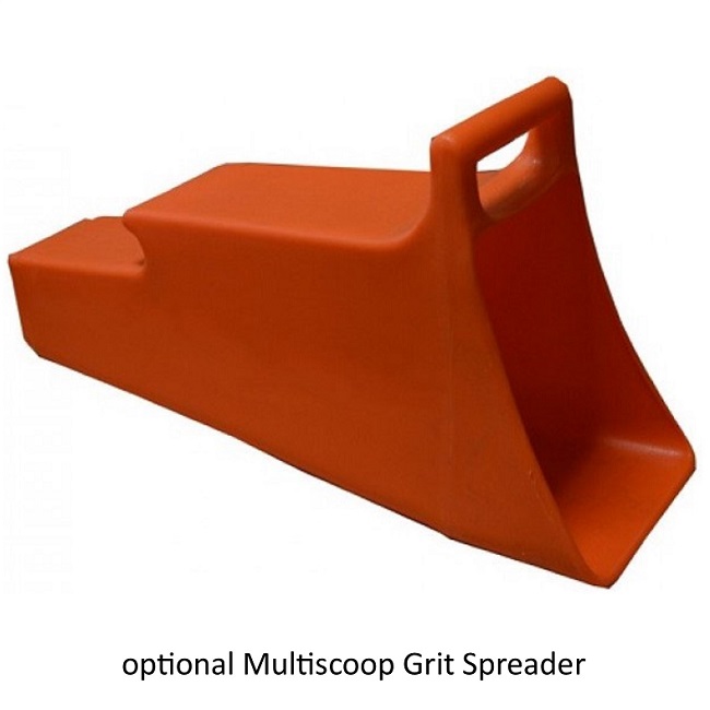 12 Cu Ft Grit Bin - 350 Litre / 350 kg Capacity - Recycled Black