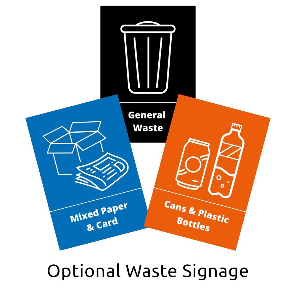 Recycling Station - Pedal Operated Bins