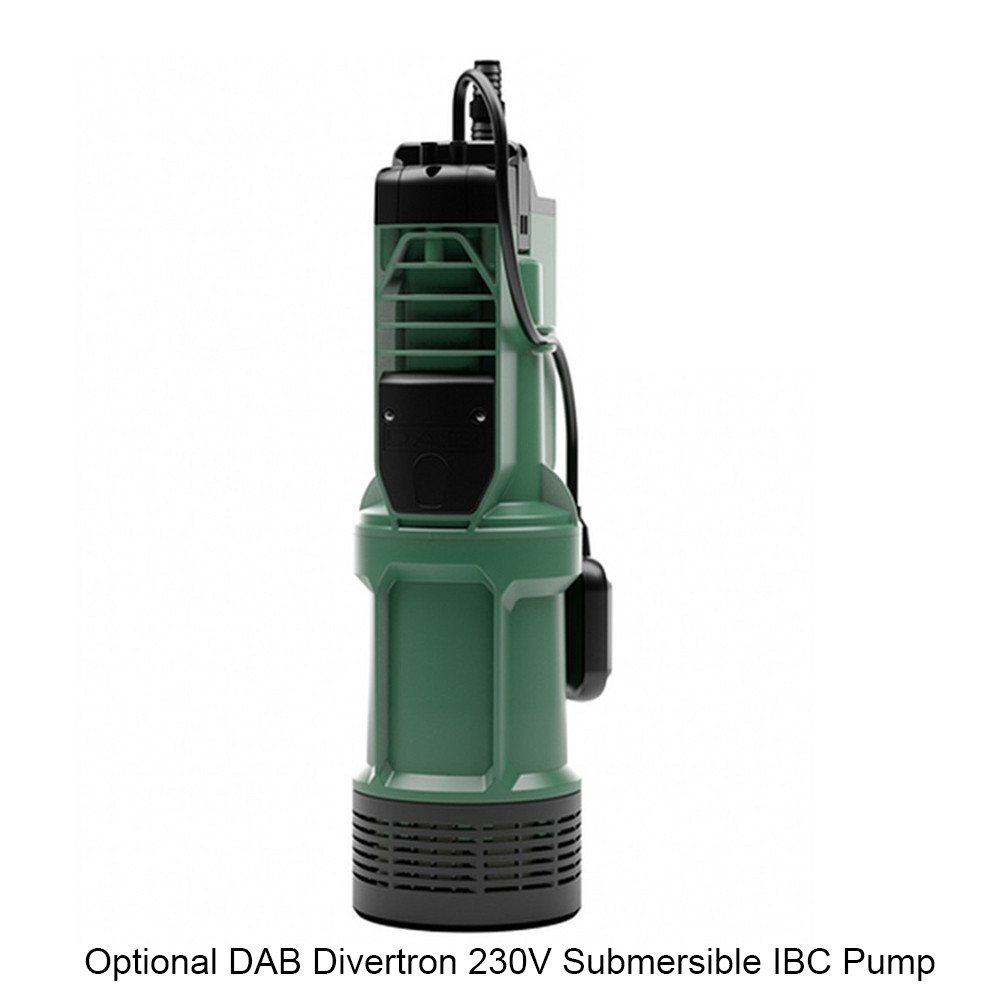 1000 Litre New IBC - 3" Valve - 400mm Lid - Damaged