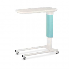 Hospital Overchair Wheeled Plastic Table 