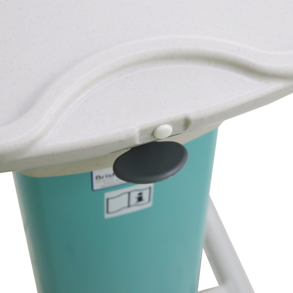 Hospital Overchair Wheeled Plastic Table 