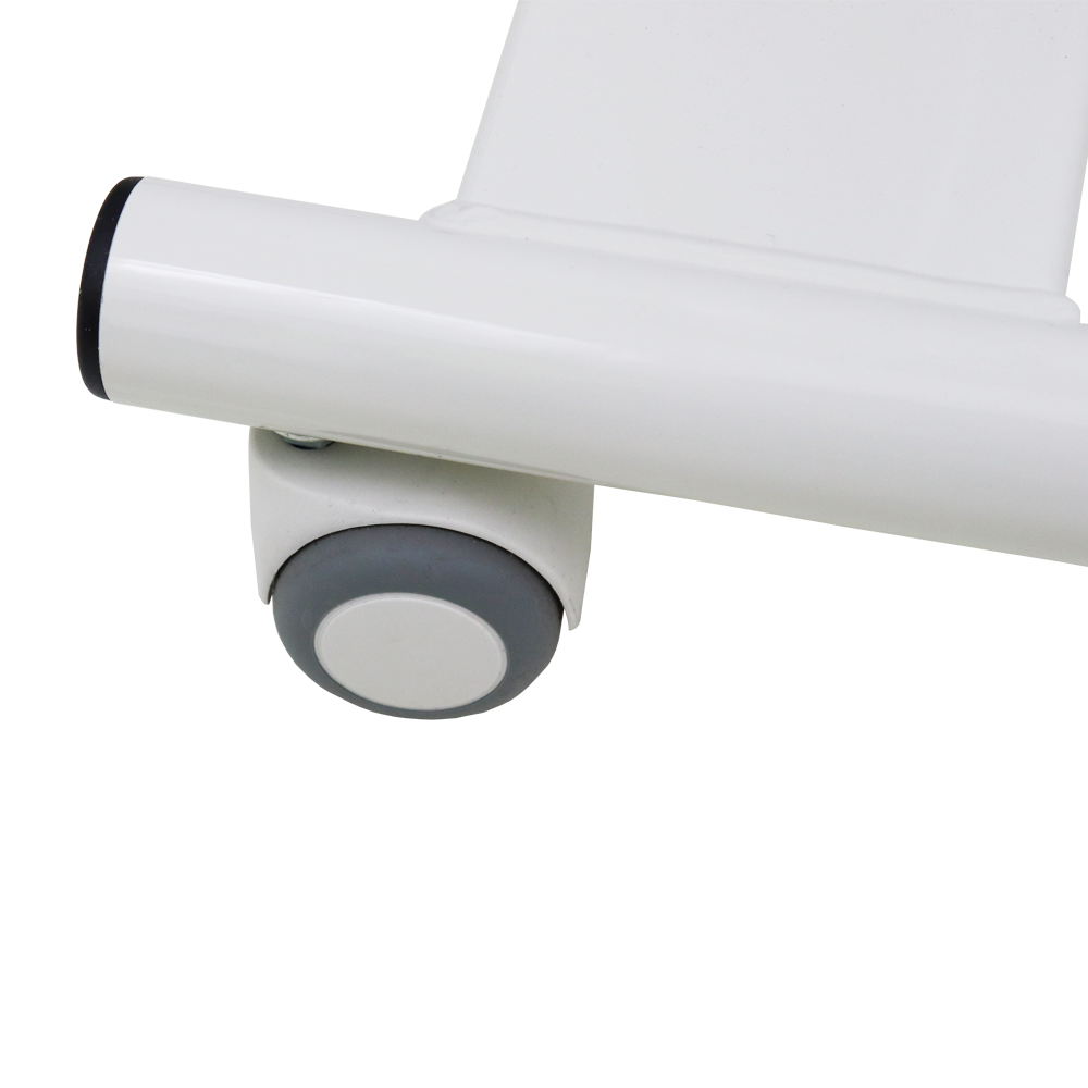 Hospital Overbed Wheeled Plastic Table 