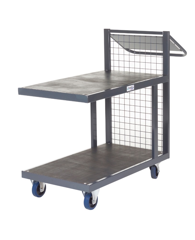 Steel Order Picking Trolley - Cantilever Shelf