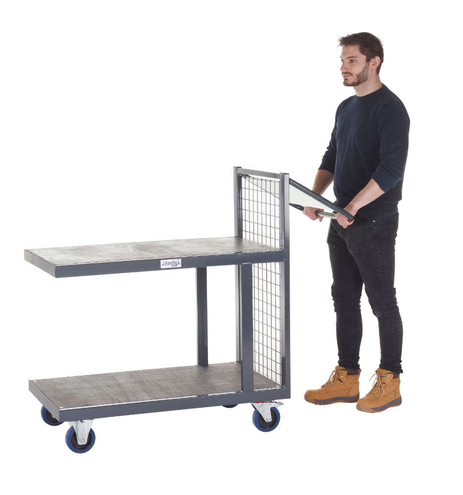 Steel Order Picking Trolley - Cantilever Shelf