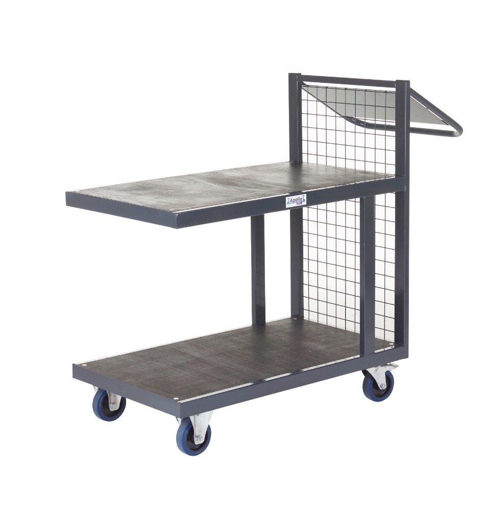 Steel Order Picking Trolley - Cantilever Shelf