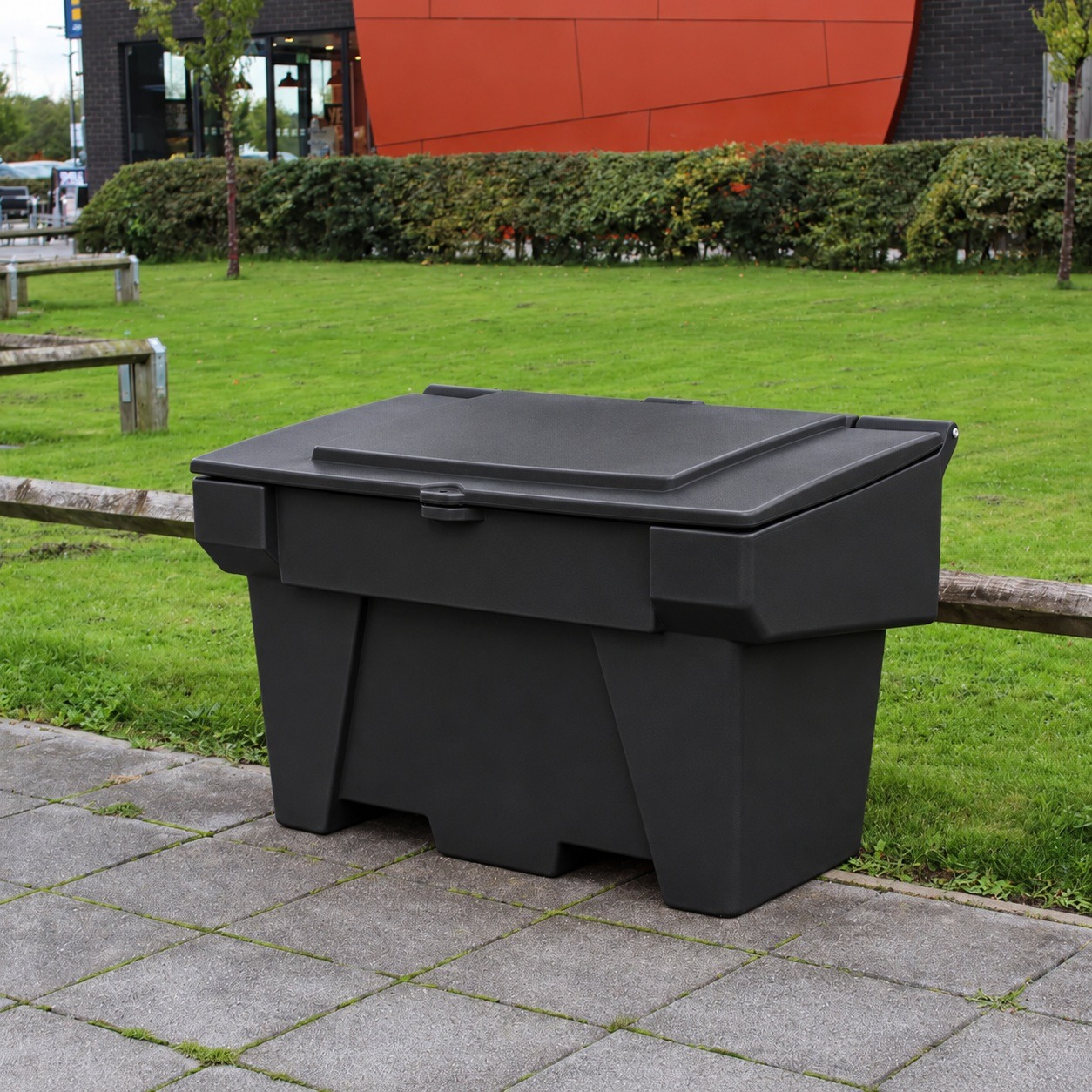 Pathfinder 200 Litre Lockable Black Grit Bin