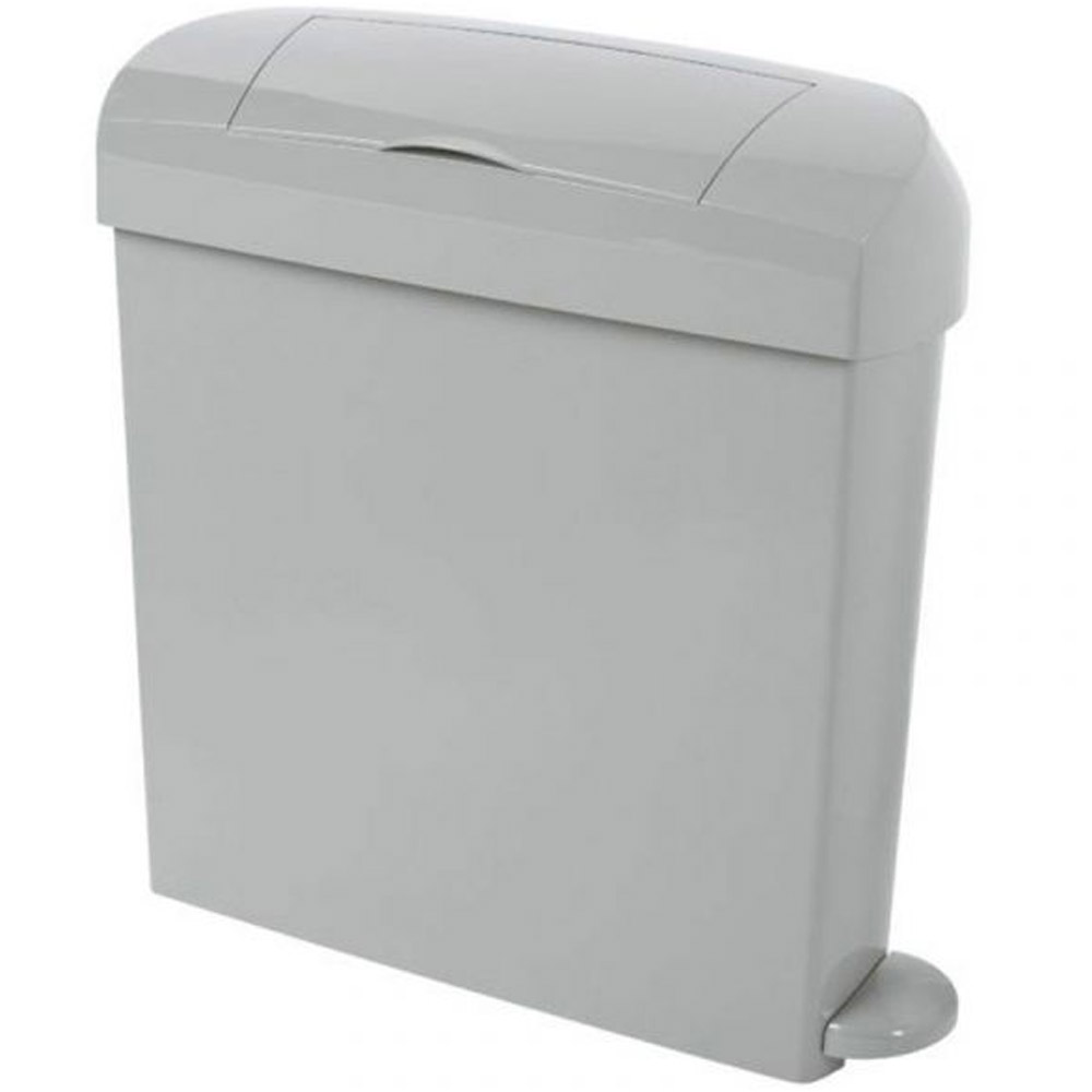 Pedal Operated Sanitary Bin - grey