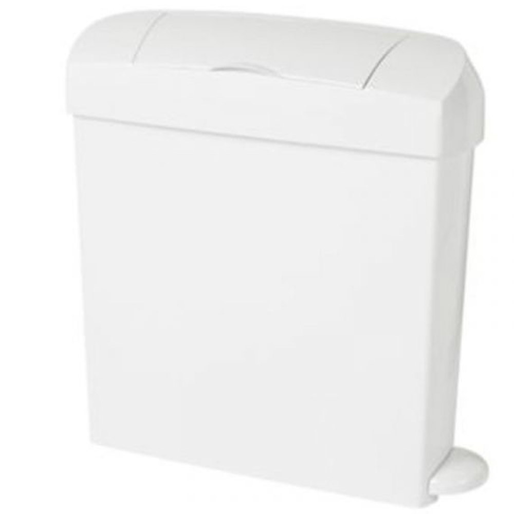 Pedal Operated Sanitary Bin - white
