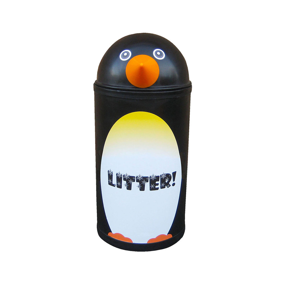 Animal Kingdom Penguin Litter Bin