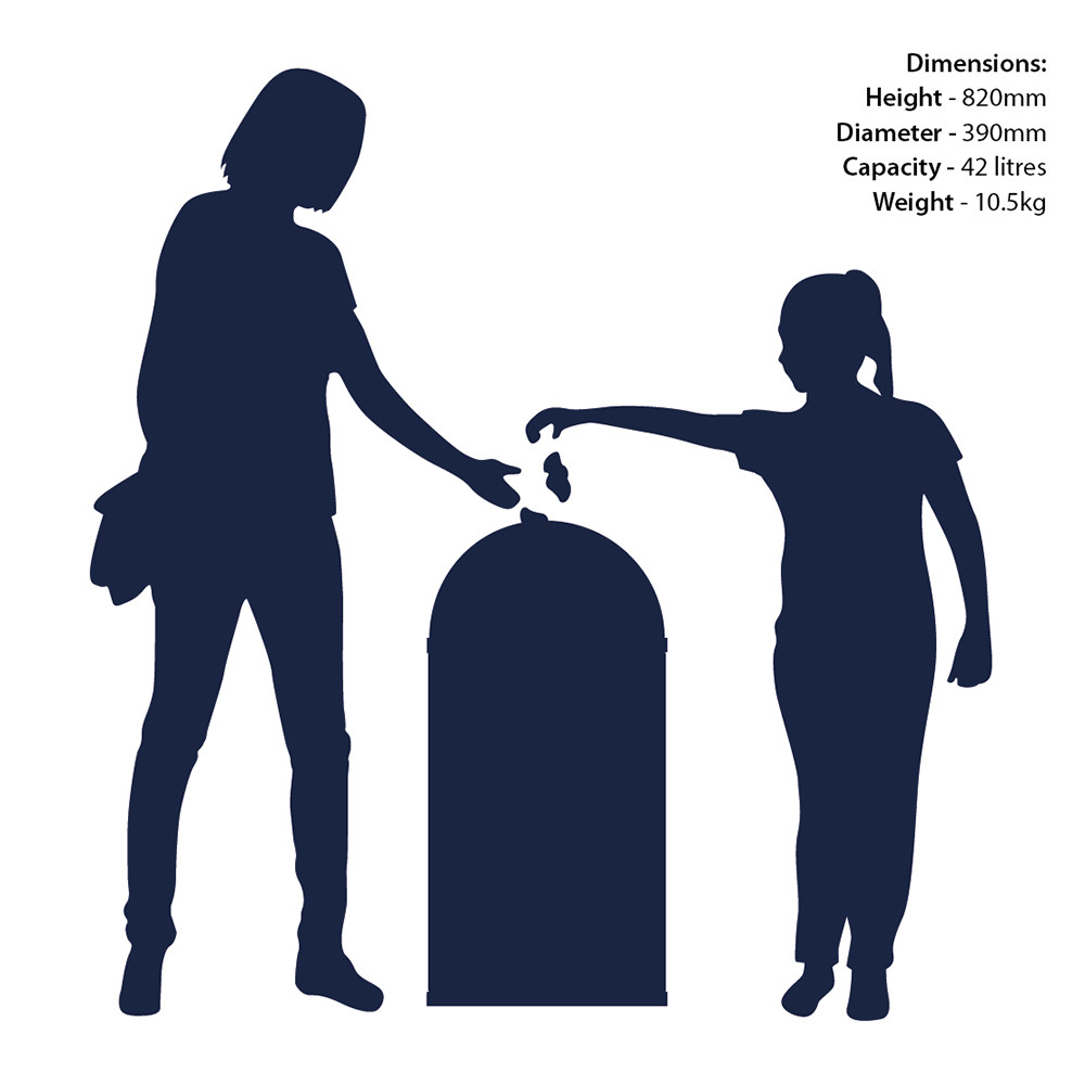 Animal Kingdom Penguin Litter Bin