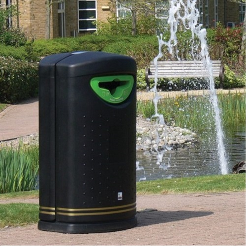 Pioneer Hooded Recycling Bin - 130 Litre