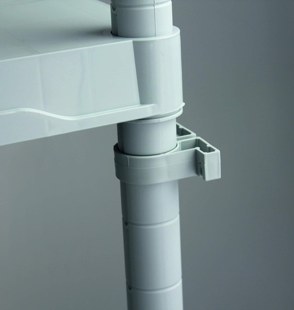 Plastic Garage Storage Rack - Heavy Duty - 4 or 5 Shelves