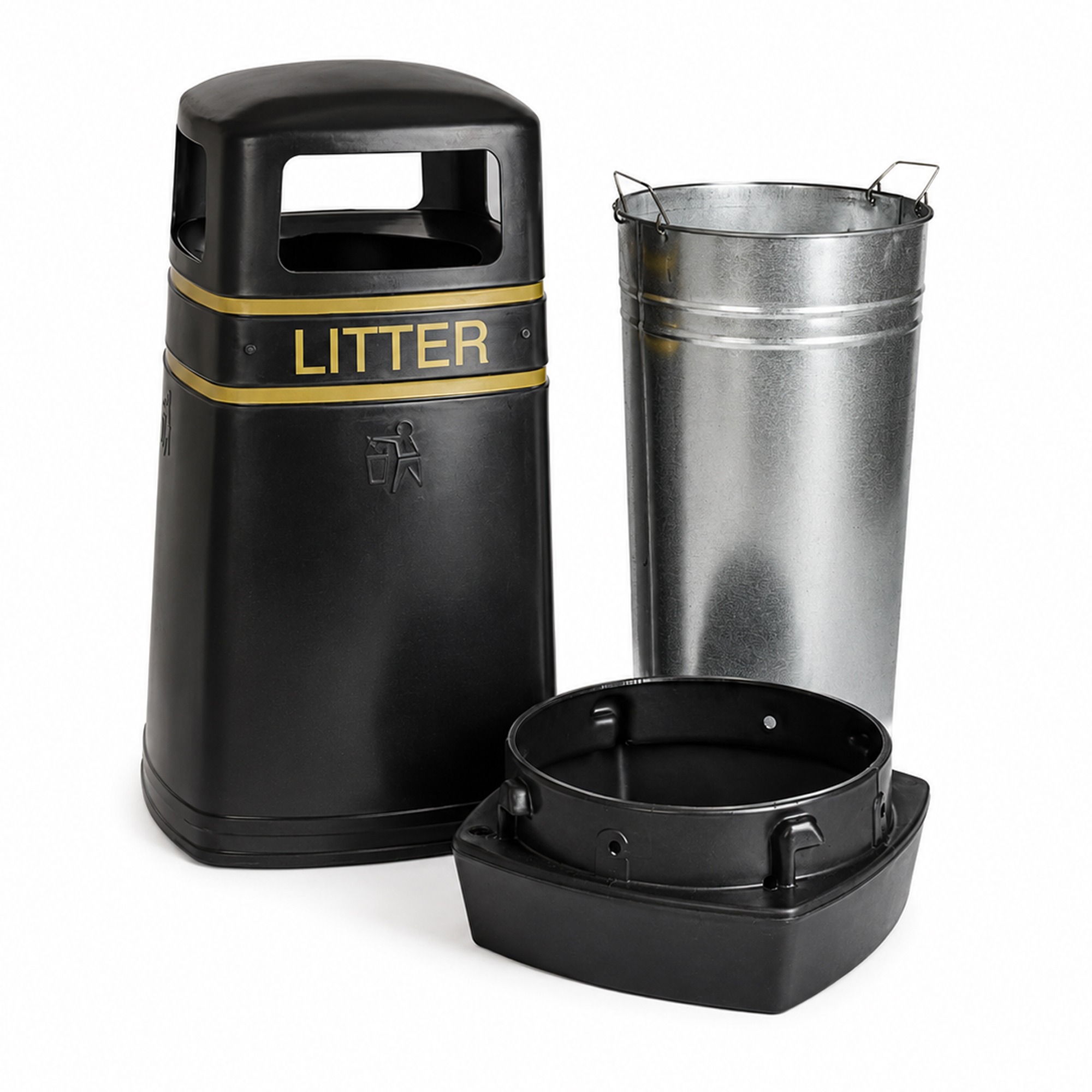 Premium Litter Bin - 90 Litre Capacity