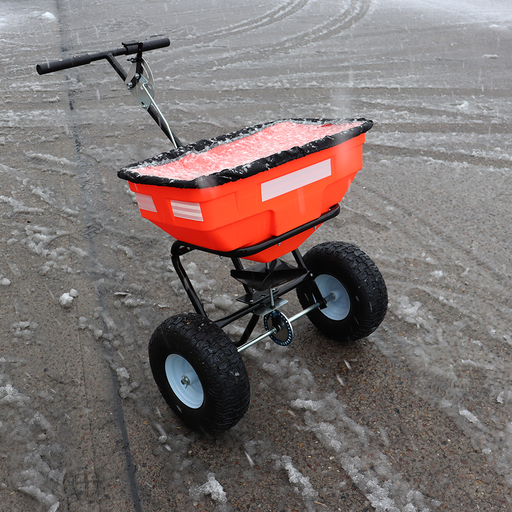 EverTough Pro Salt Spreader - 57kg Capacity - With Raincover
