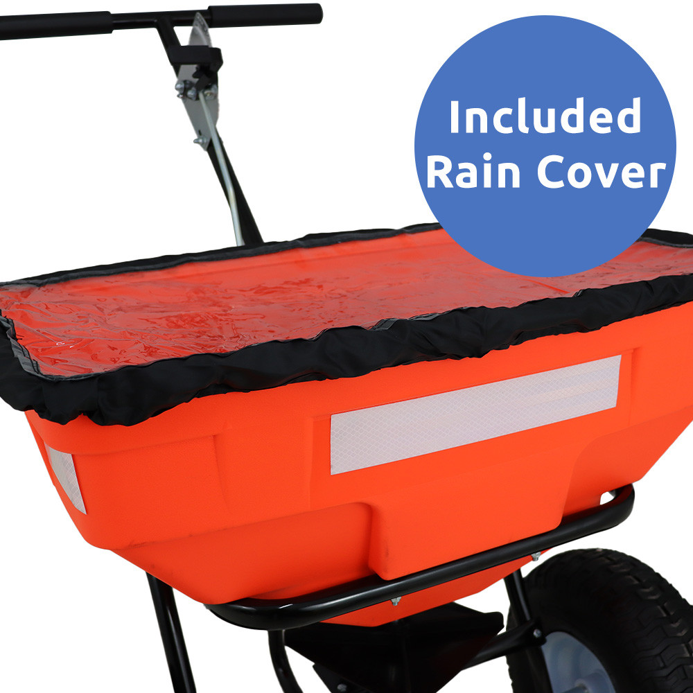 EverTough Pro Salt Spreader - 57kg Capacity - With Raincover